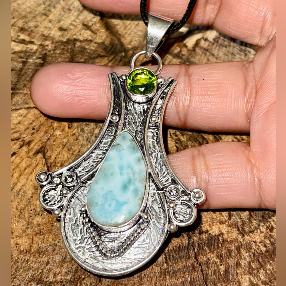 Caribbean Larimar 2 1/4”